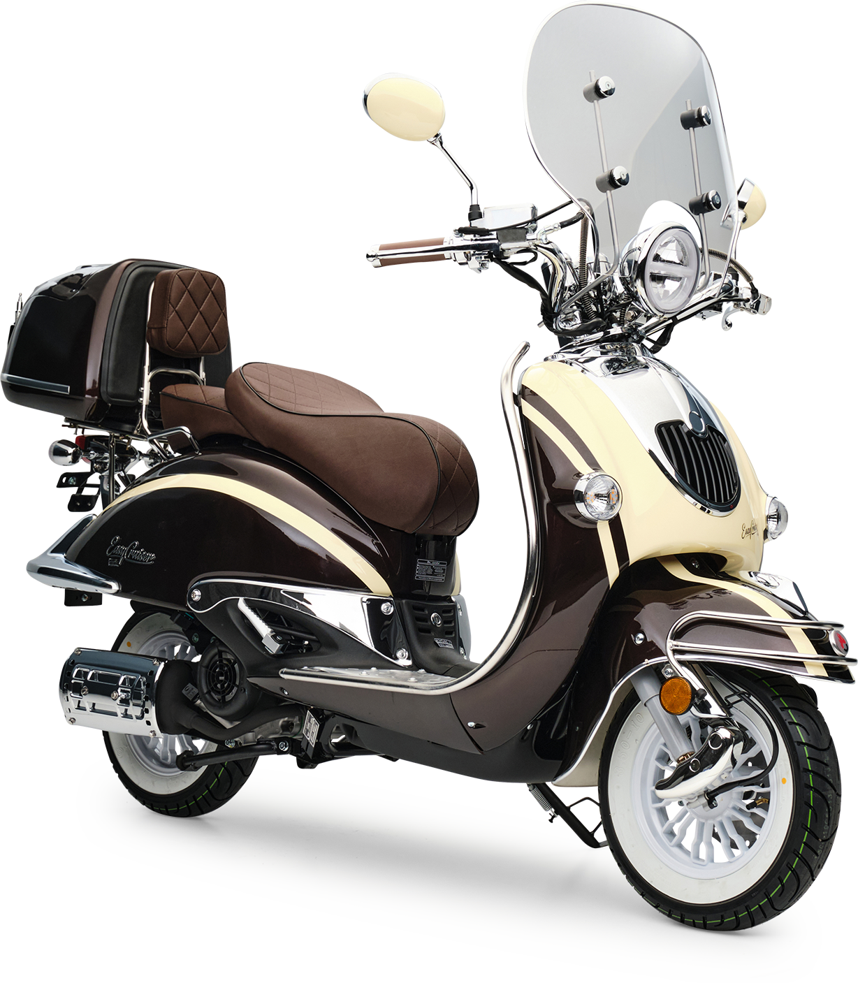 50ccm Retro Roller: Klassischer Look für den Stadtalltag