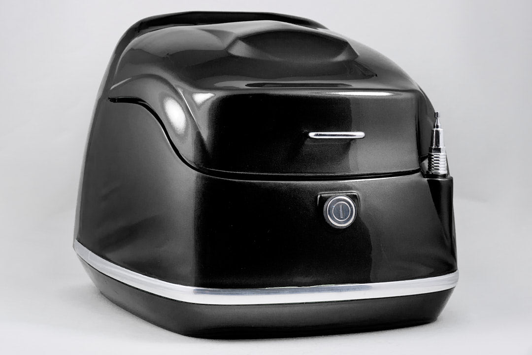 Topcase 40 L Schwarz/Metallic