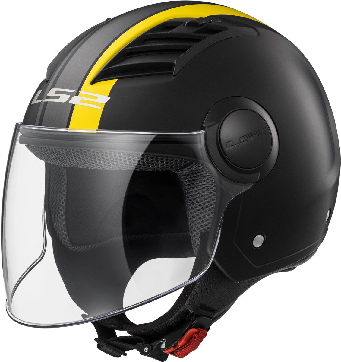 Jethelm LS2 Airflow Metropolis (Matt Schwarz Gelb)