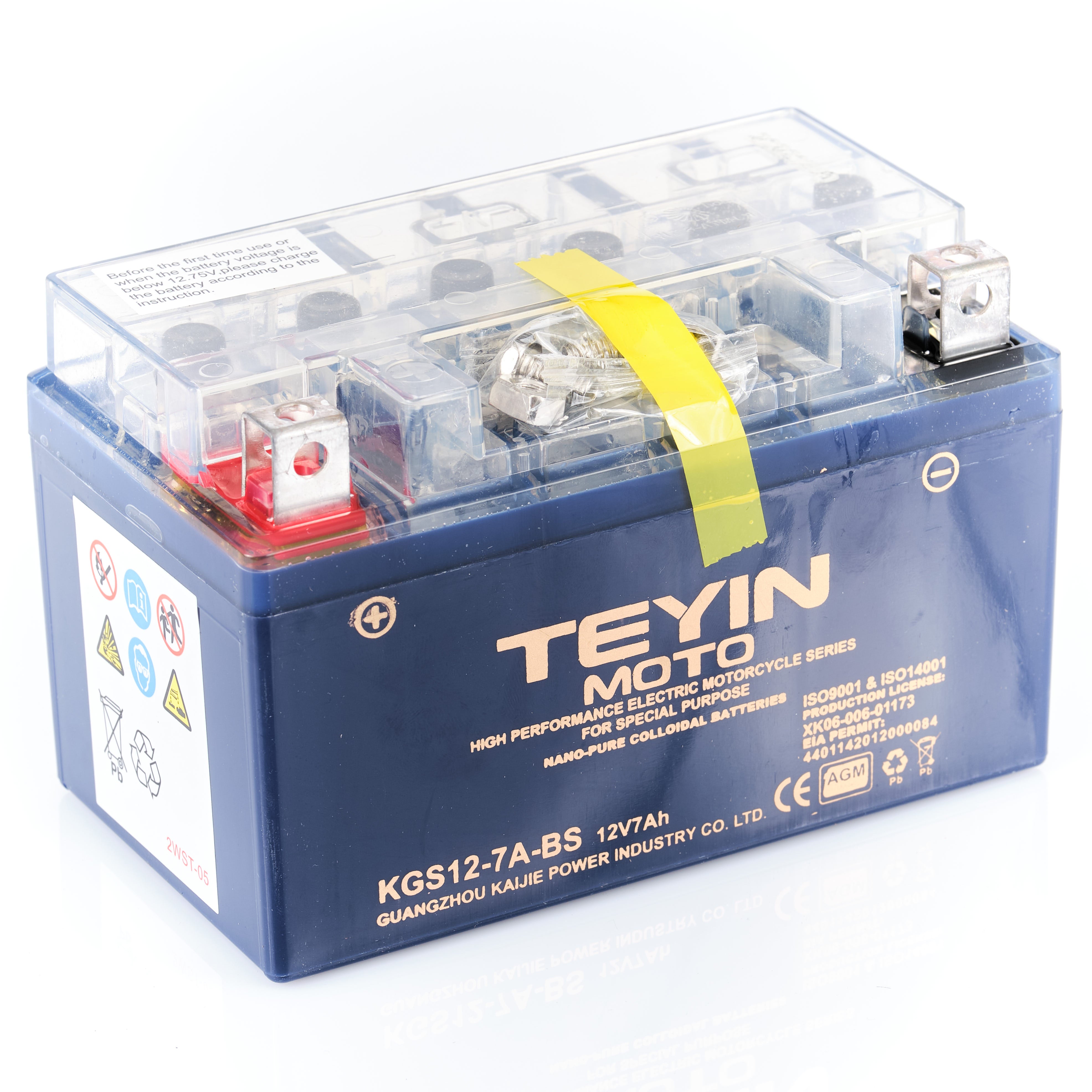 Kage Gelbatterie 12V 6Ah SLA YTX7 A-BS