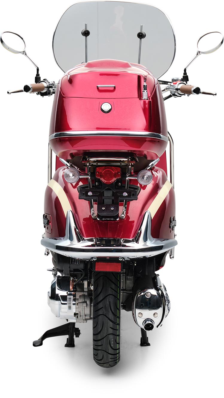 EasyCruiser Artemis Rot Beige 125 ccm