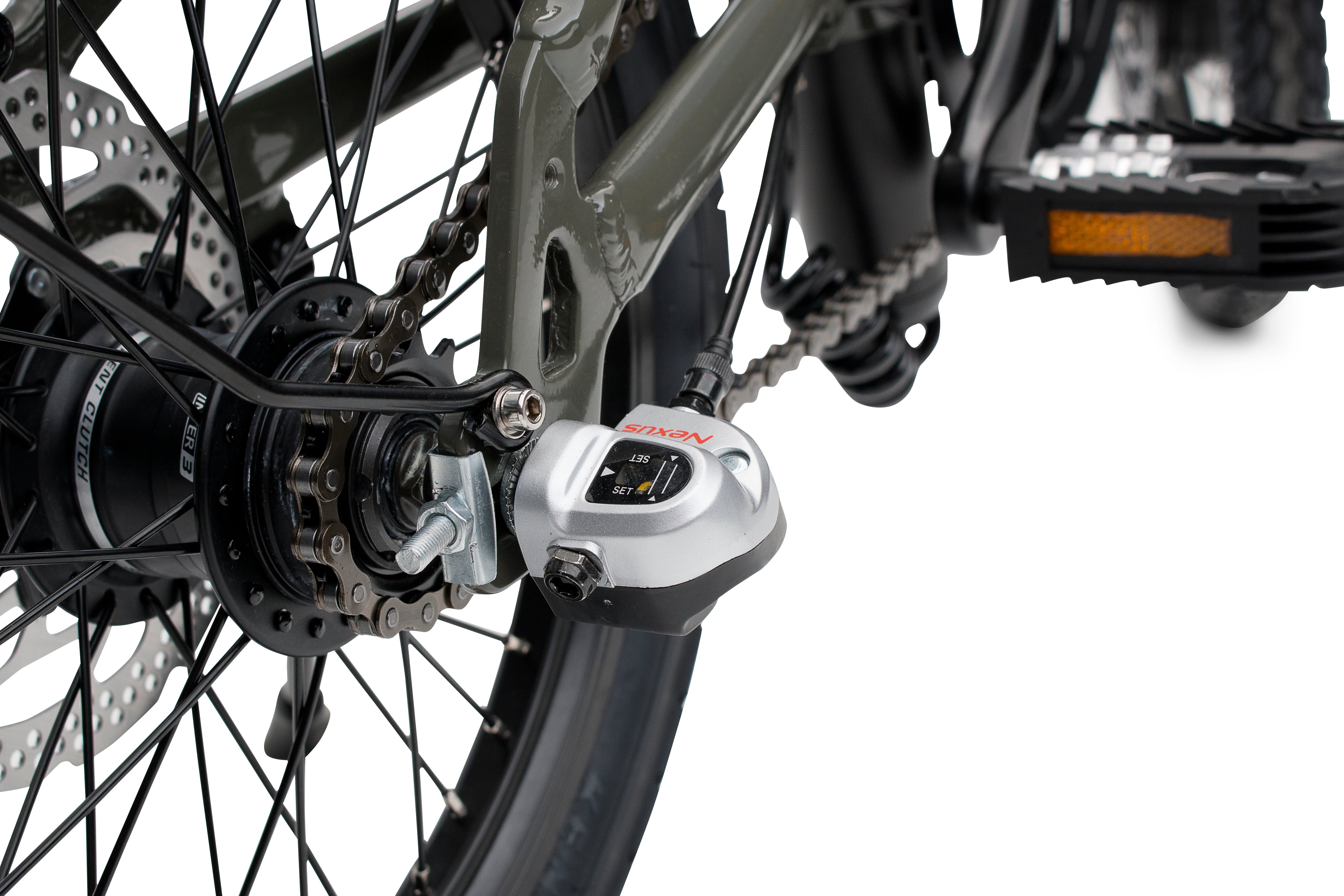 E-Faltbike OhmBike Faltrider 16 Zoll 250W Grün