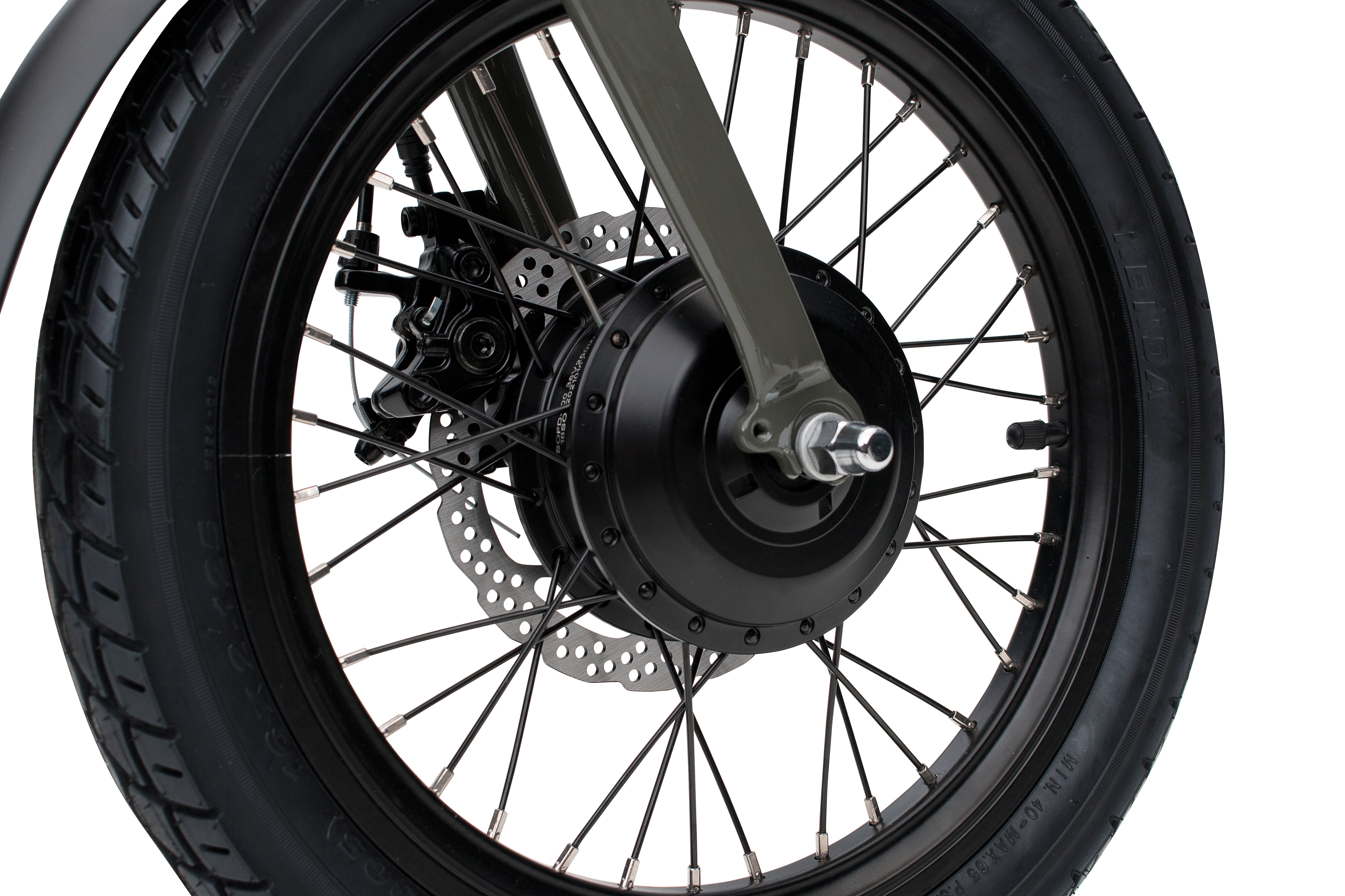 E-Faltbike OhmBike Faltrider 16 Zoll 250W Grün