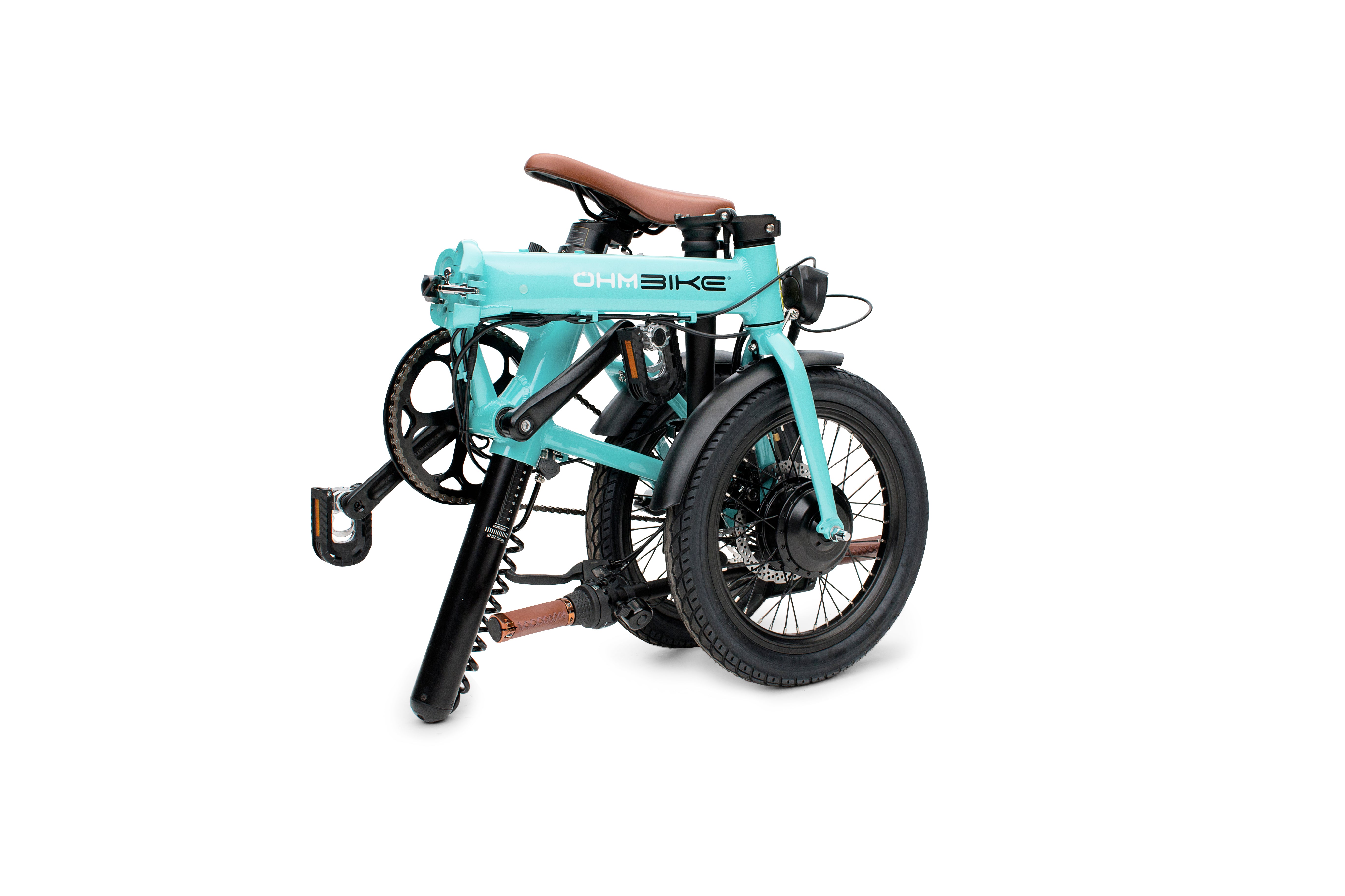 E-Faltbike OhmBike Faltrider 16 Zoll 250W Mint