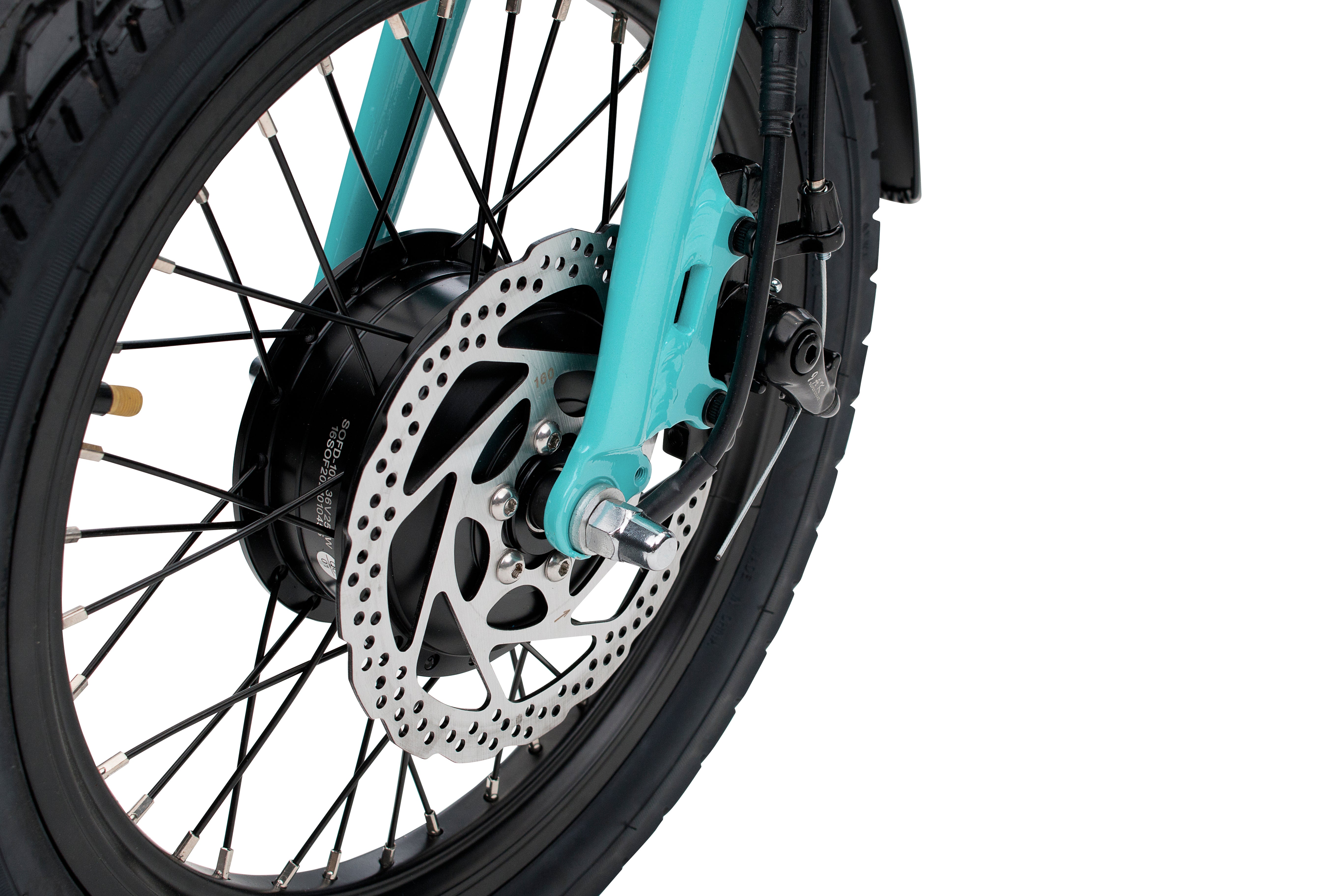 E-Faltbike OhmBike Faltrider 16 Zoll 250W Mint