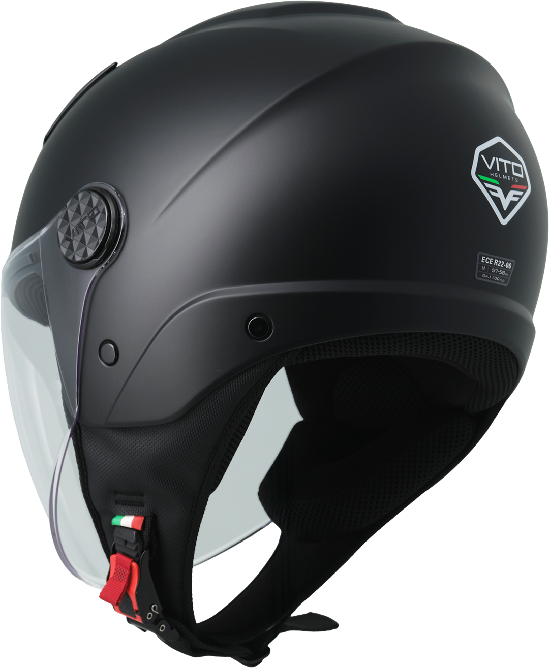 Jethelm Vito Uno Mattschwarz