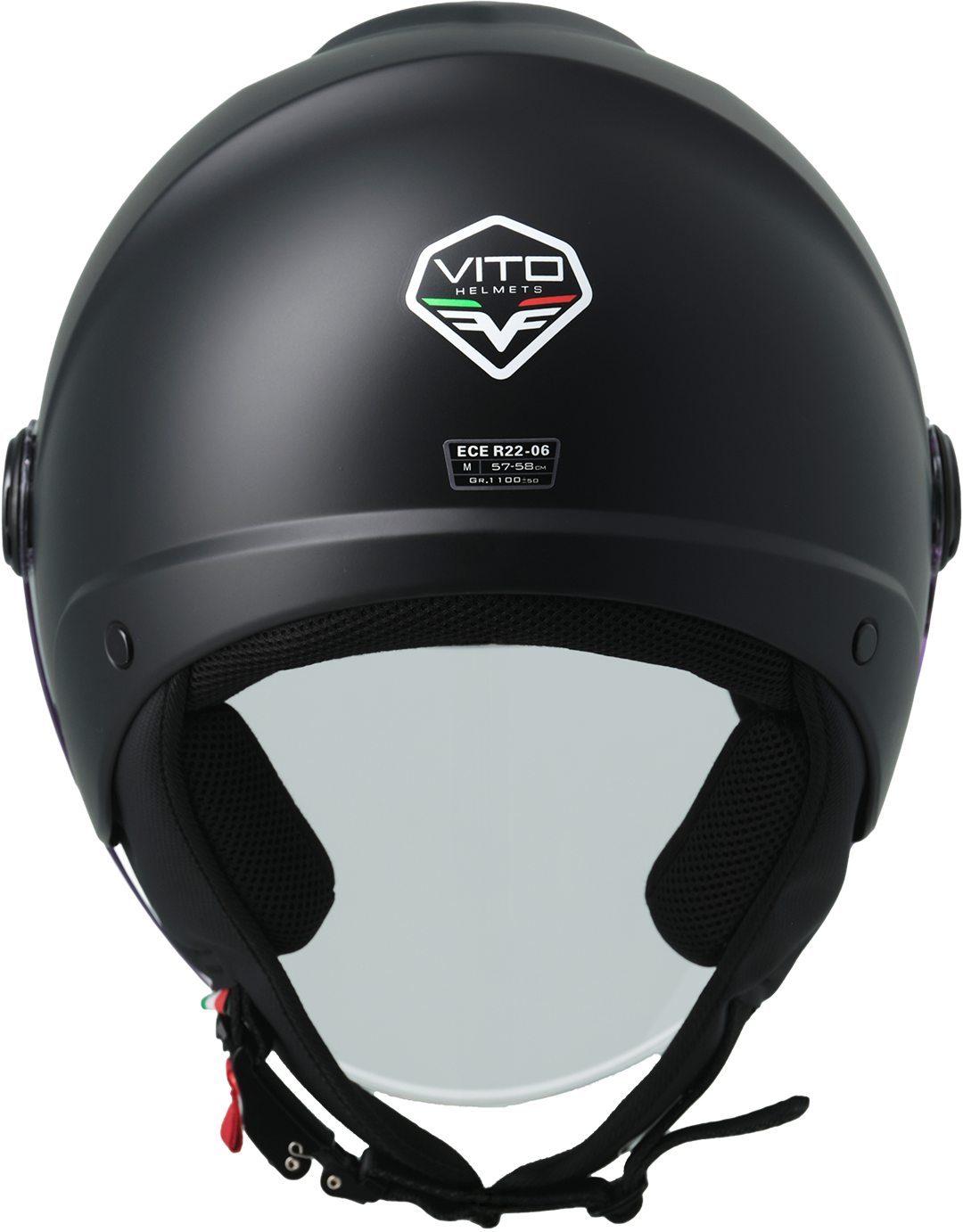 Jethelm Vito Uno Mattschwarz