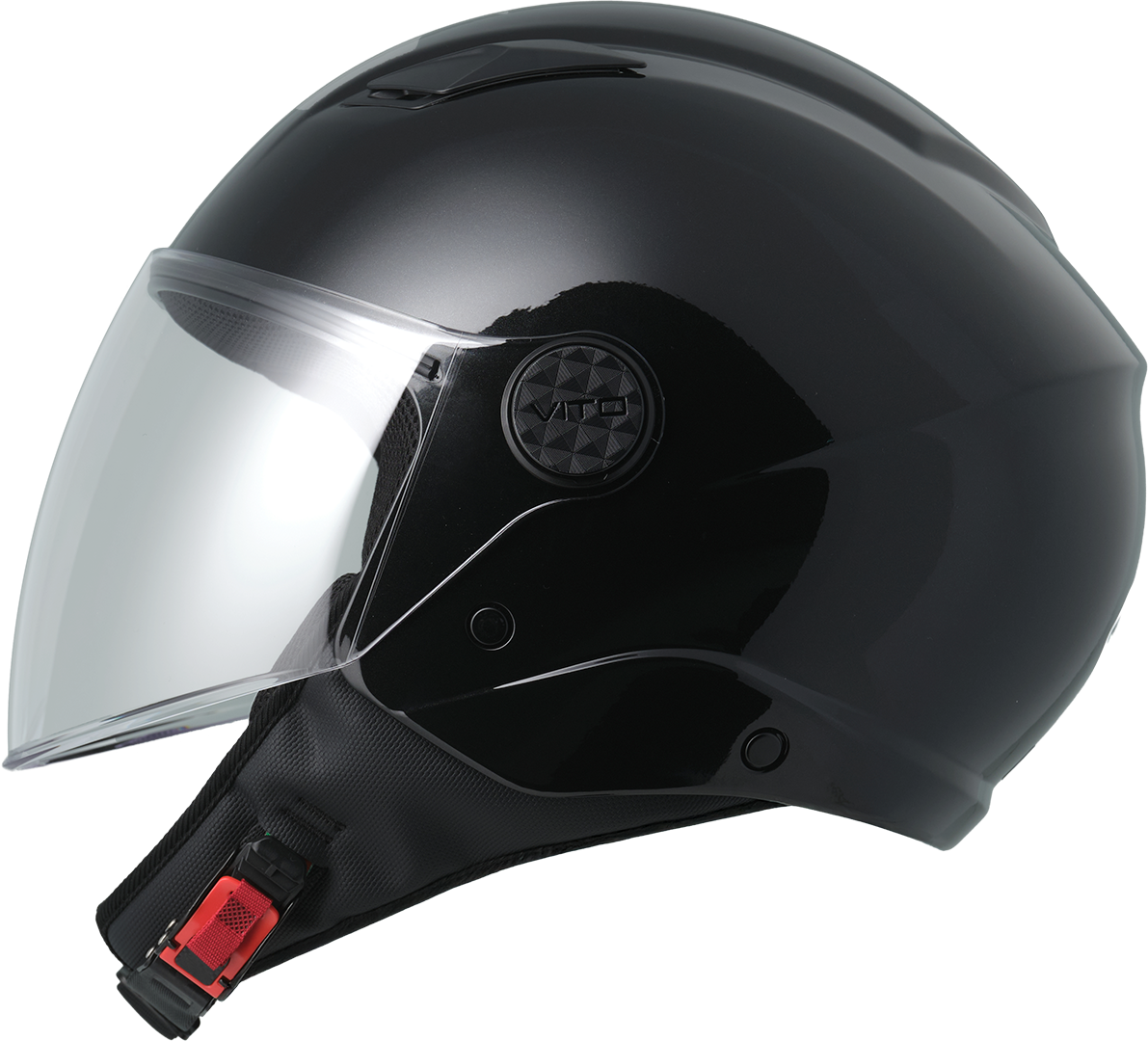 Jethelm Vito Uno Schwarz glanz