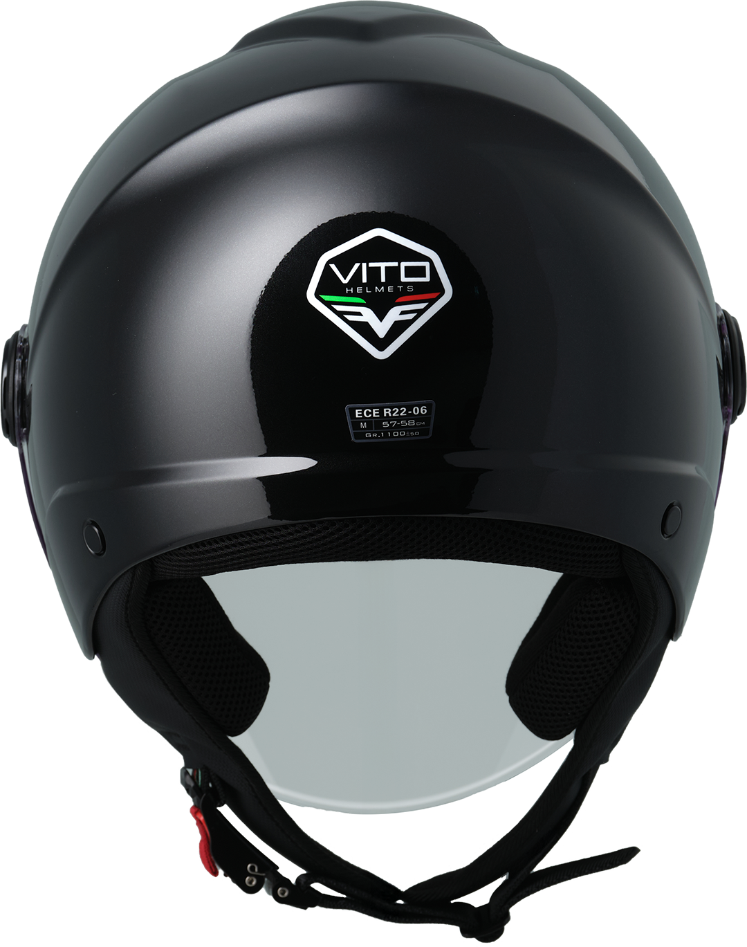 Jethelm Vito Uno Schwarz glanz