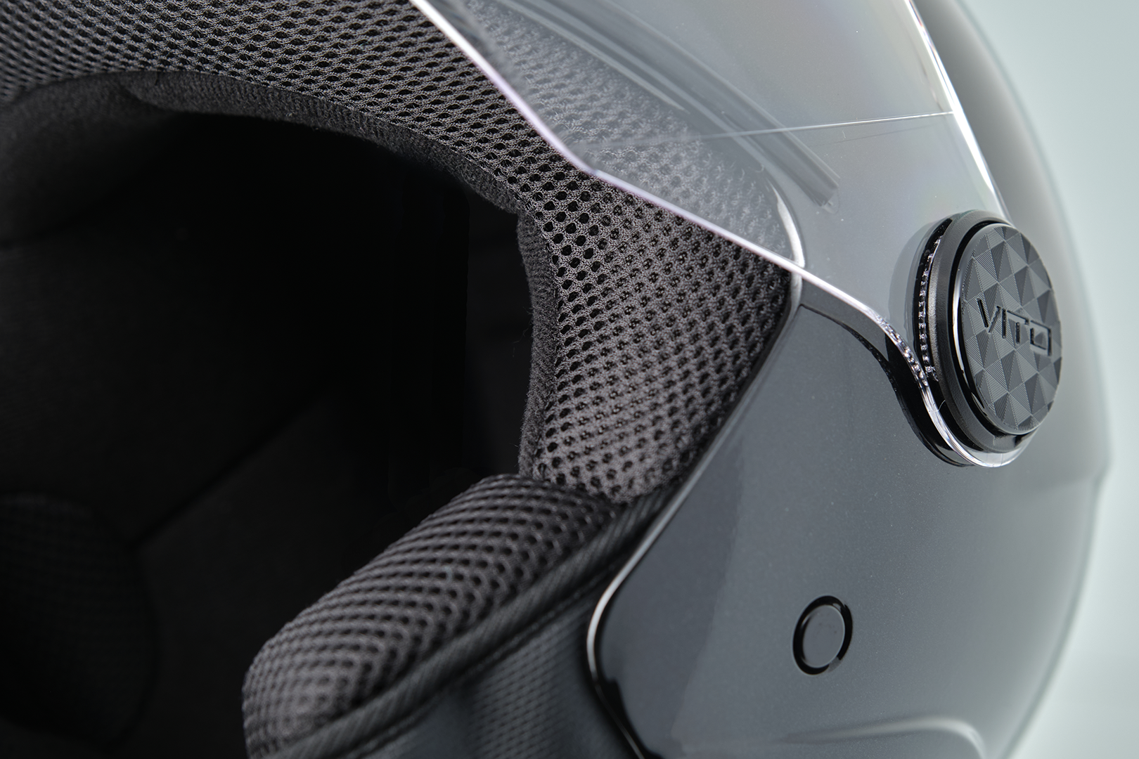 Jethelm Vito Uno Schwarz glanz