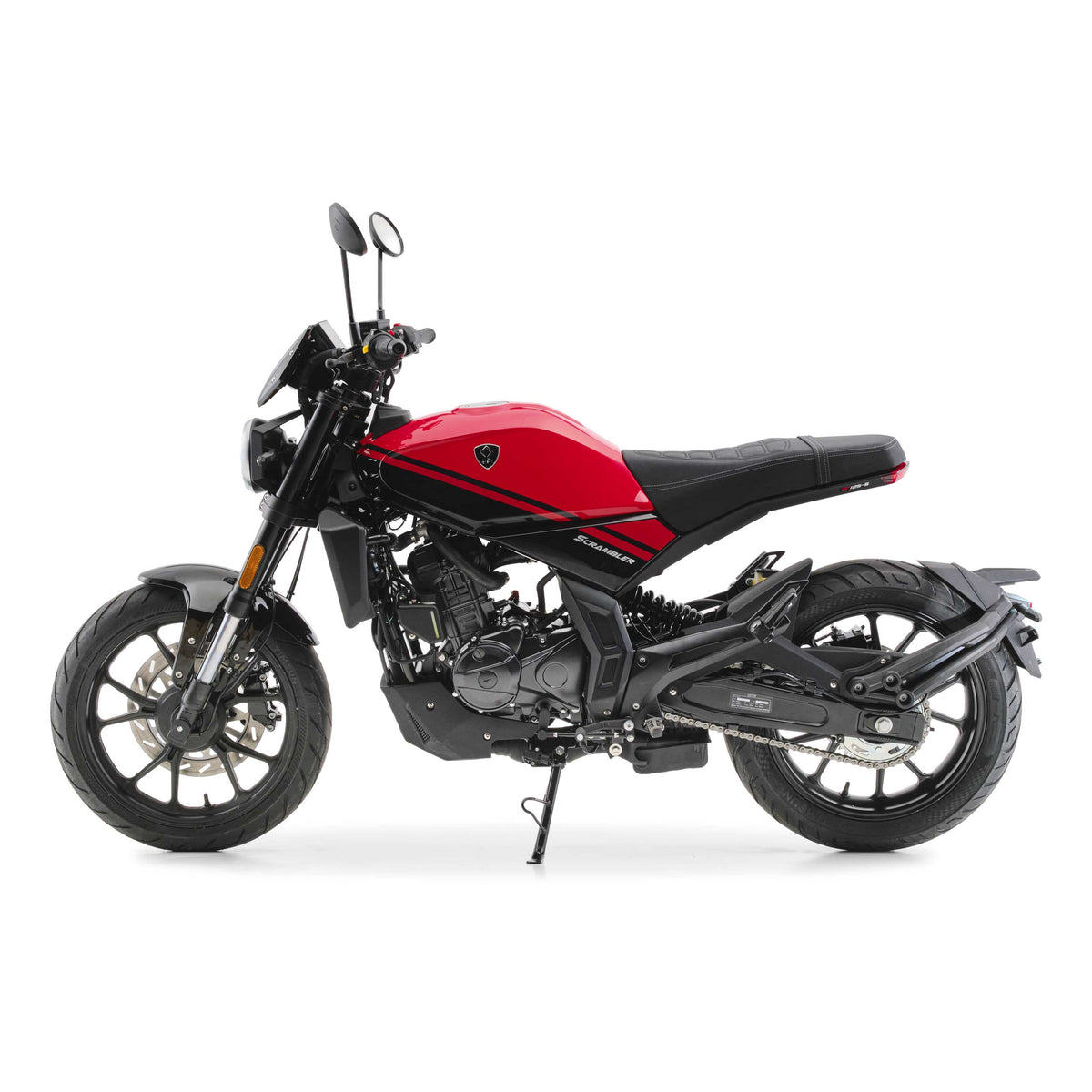 Scrambler 125 ccm Rot