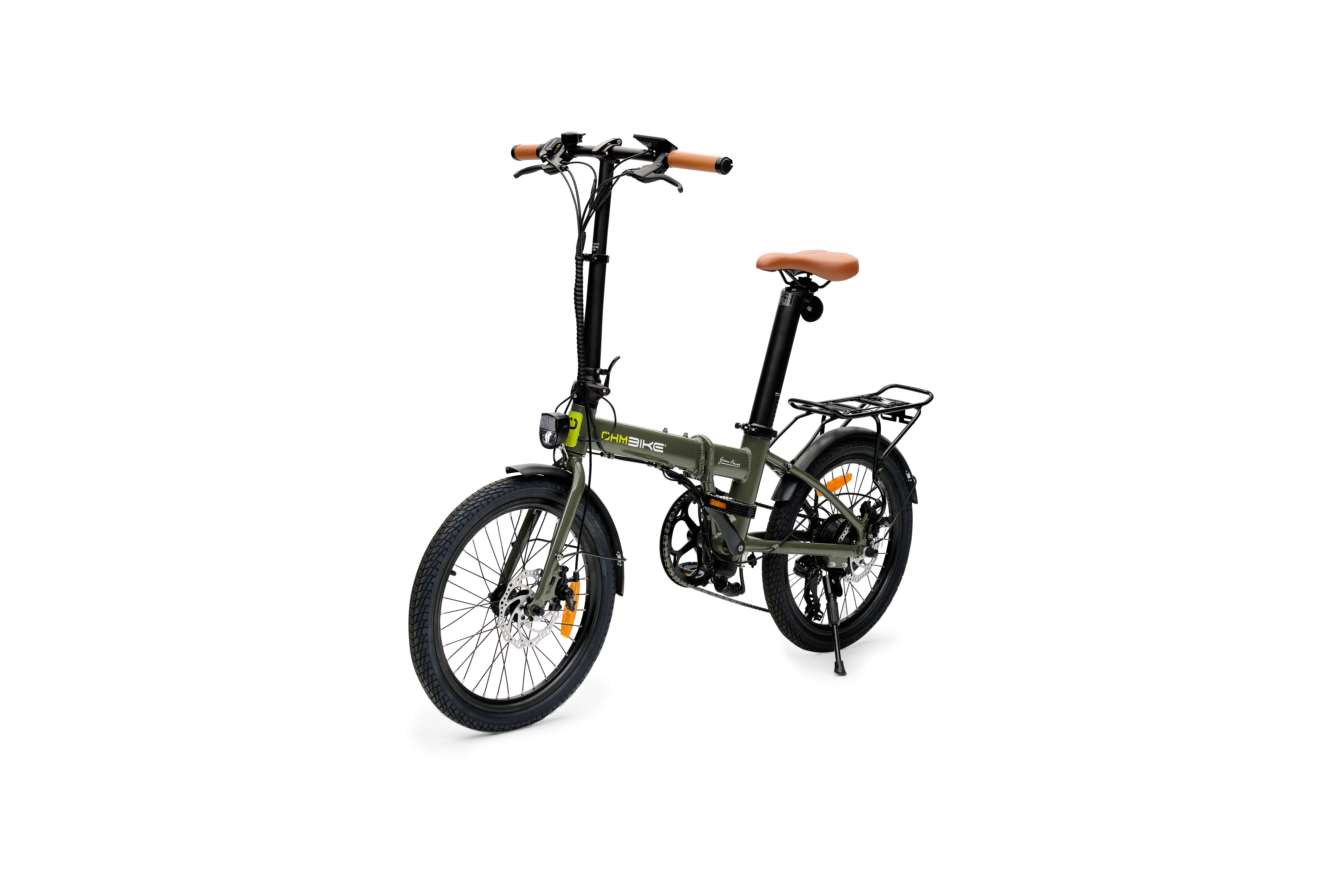 E-Faltbike OhmBike Faltrider 20 Zoll 250W Grün
