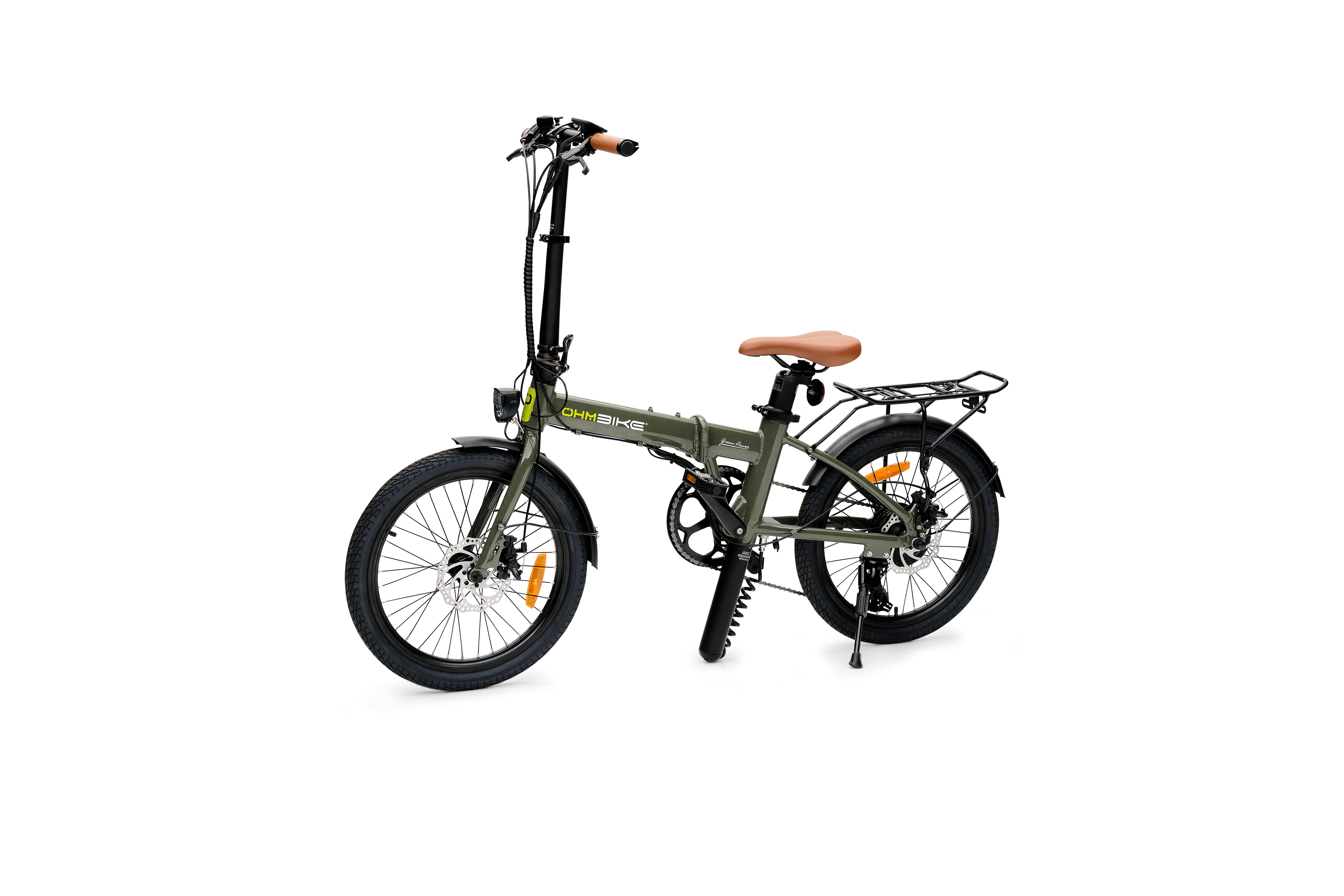 E-Faltbike OhmBike Faltrider 20 Zoll 250W Grün