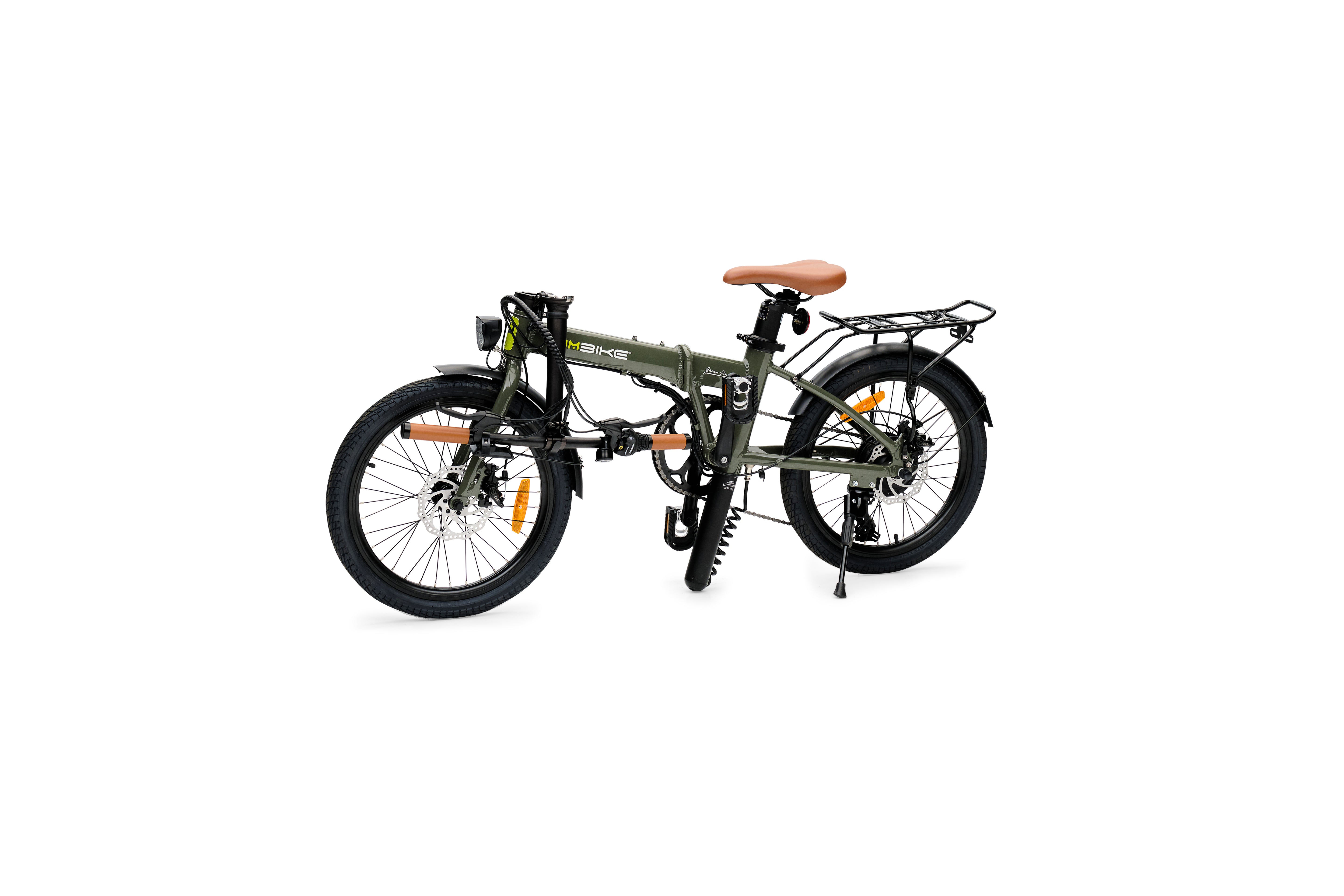E-Faltbike OhmBike Faltrider 20 Zoll 250W Grün