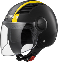 Jethelm LS2 Airflow Metropolis (Matt Schwarz Gelb)