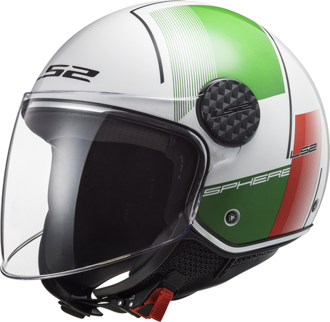 LS2 Sphere Lux Firm (Weiß Grün Rot)