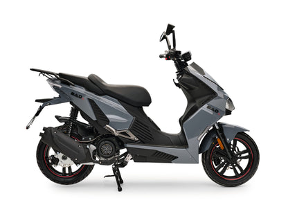Motorroller BAD s Grau 50ccm
