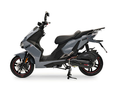 Motorroller BAD s Grau 50ccm