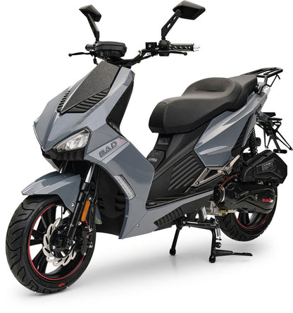 Motorroller BAD s Grau 50ccm