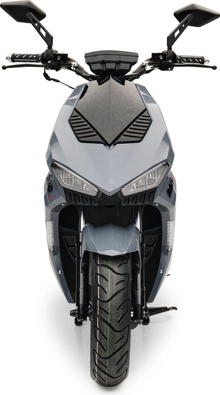 Motorroller BAD s Grau 50ccm