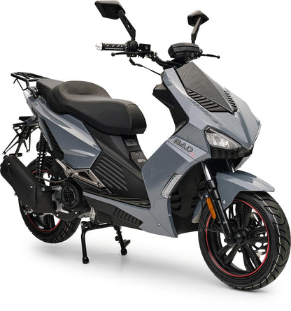 Motorroller BAD s Grau 50ccm