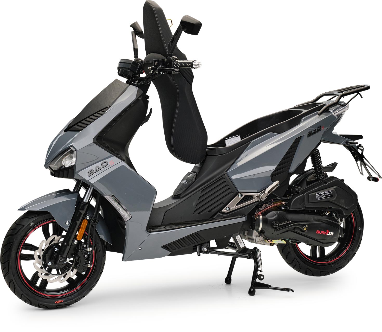 Motorroller BAD s Grau 50ccm