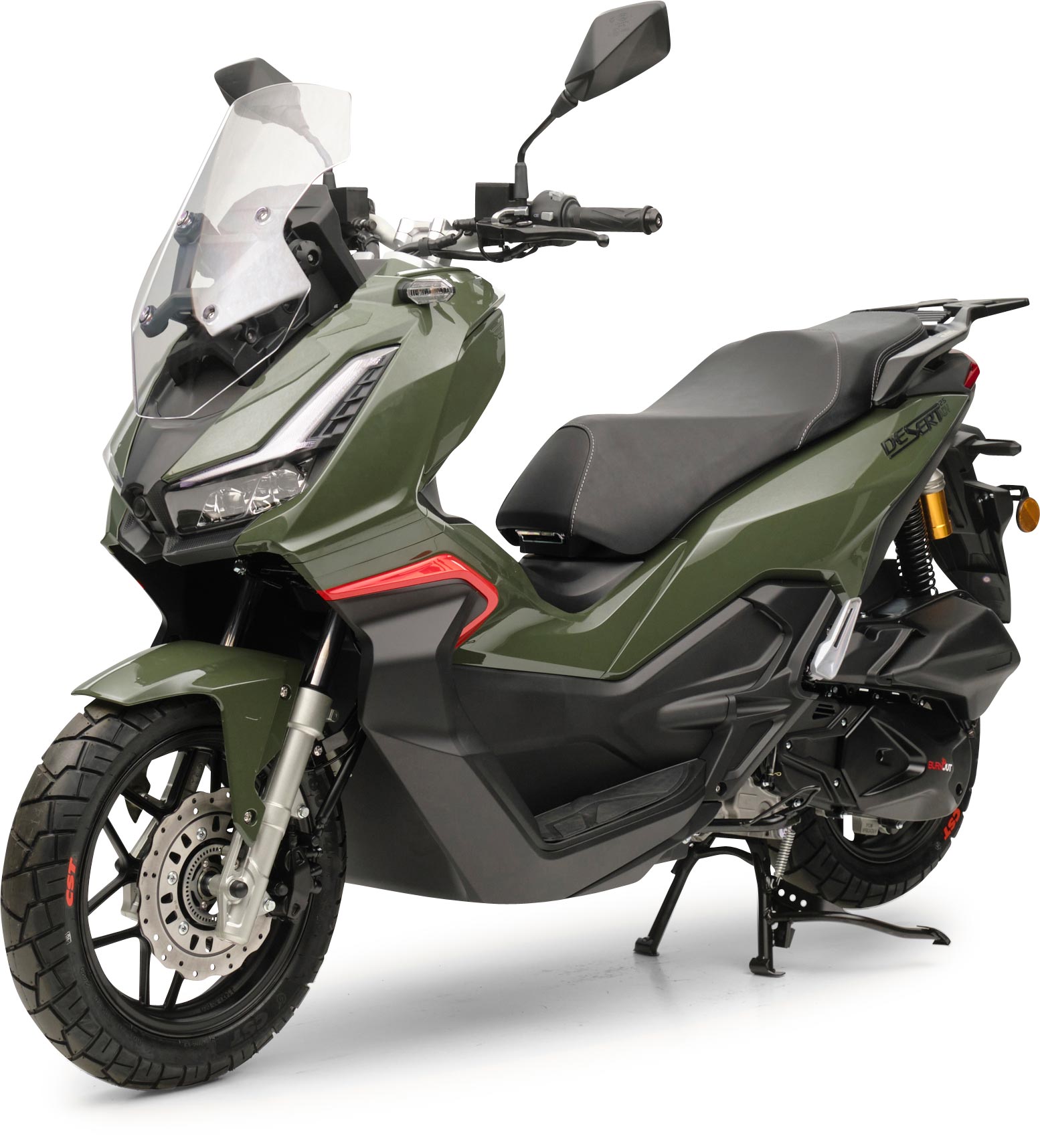 Motorroller QS125 ADV Grün 125ccm Euro 5