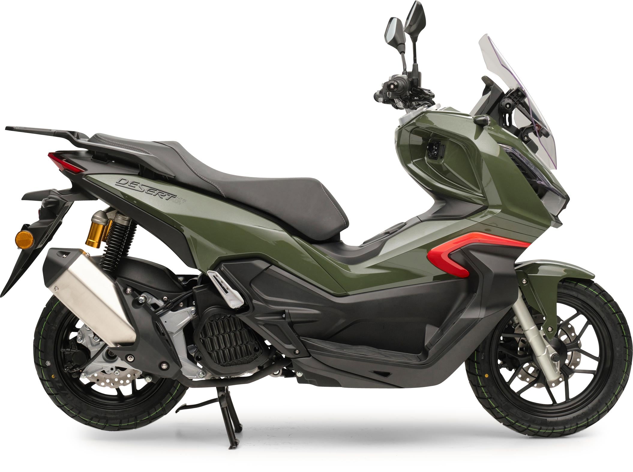 Motorroller QS125 ADV Grün 125ccm Euro 5