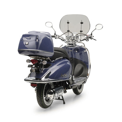 Retro Motorroller EasyCruiser Dunkelblau 50ccm
