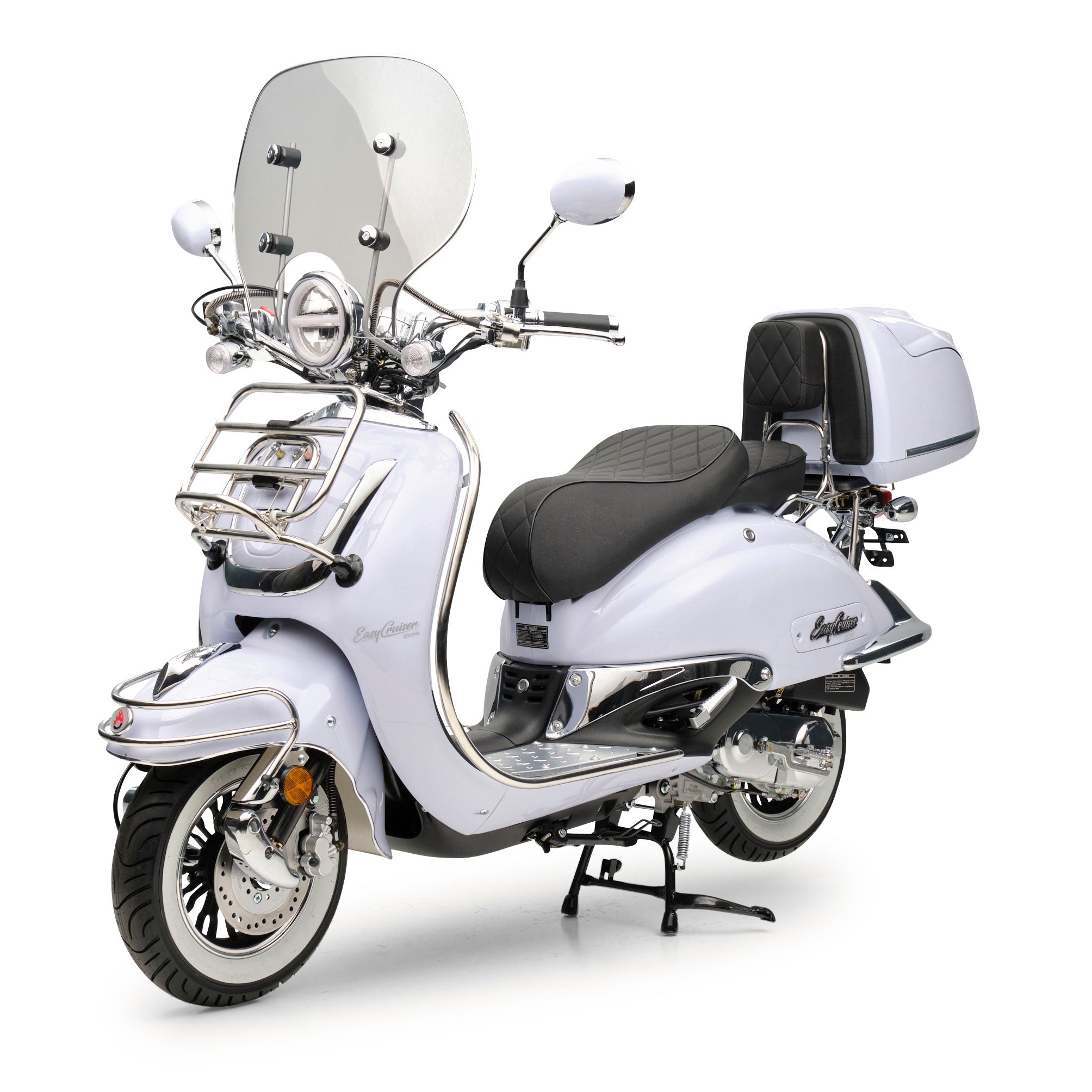 Retro Motorroller EasyCruiser Eisblau 125ccm