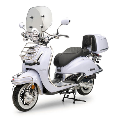Retro Motorroller EasyCruiser Eisblau 125ccm