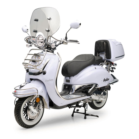 Retro Motorroller EasyCruiser Eisblau 125ccm