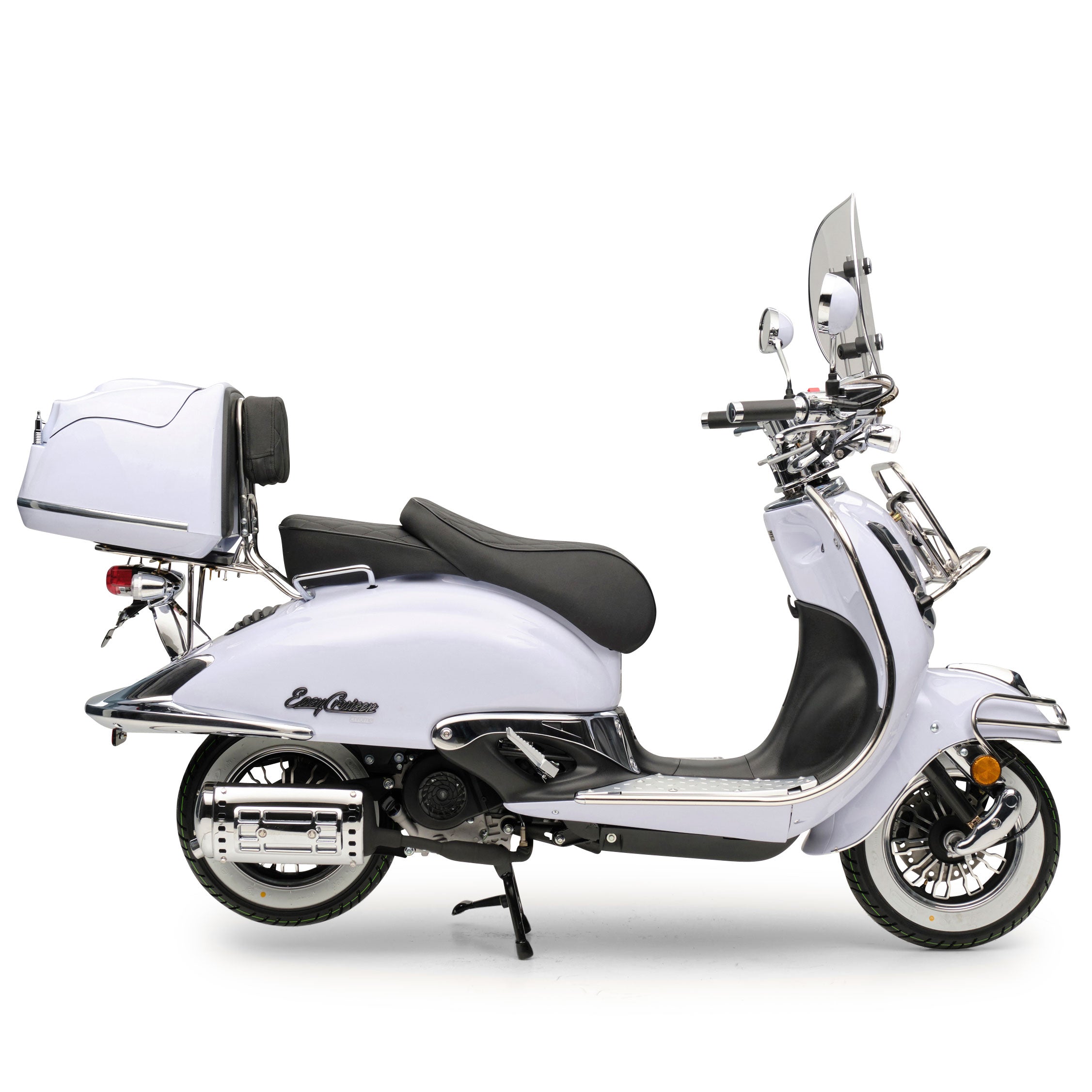 Retro Motorroller EasyCruiser Eisblau 125ccm