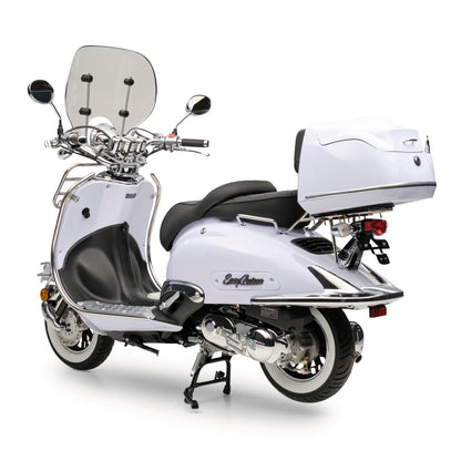 Retro Motorroller EasyCruiser Eisblau 125ccm