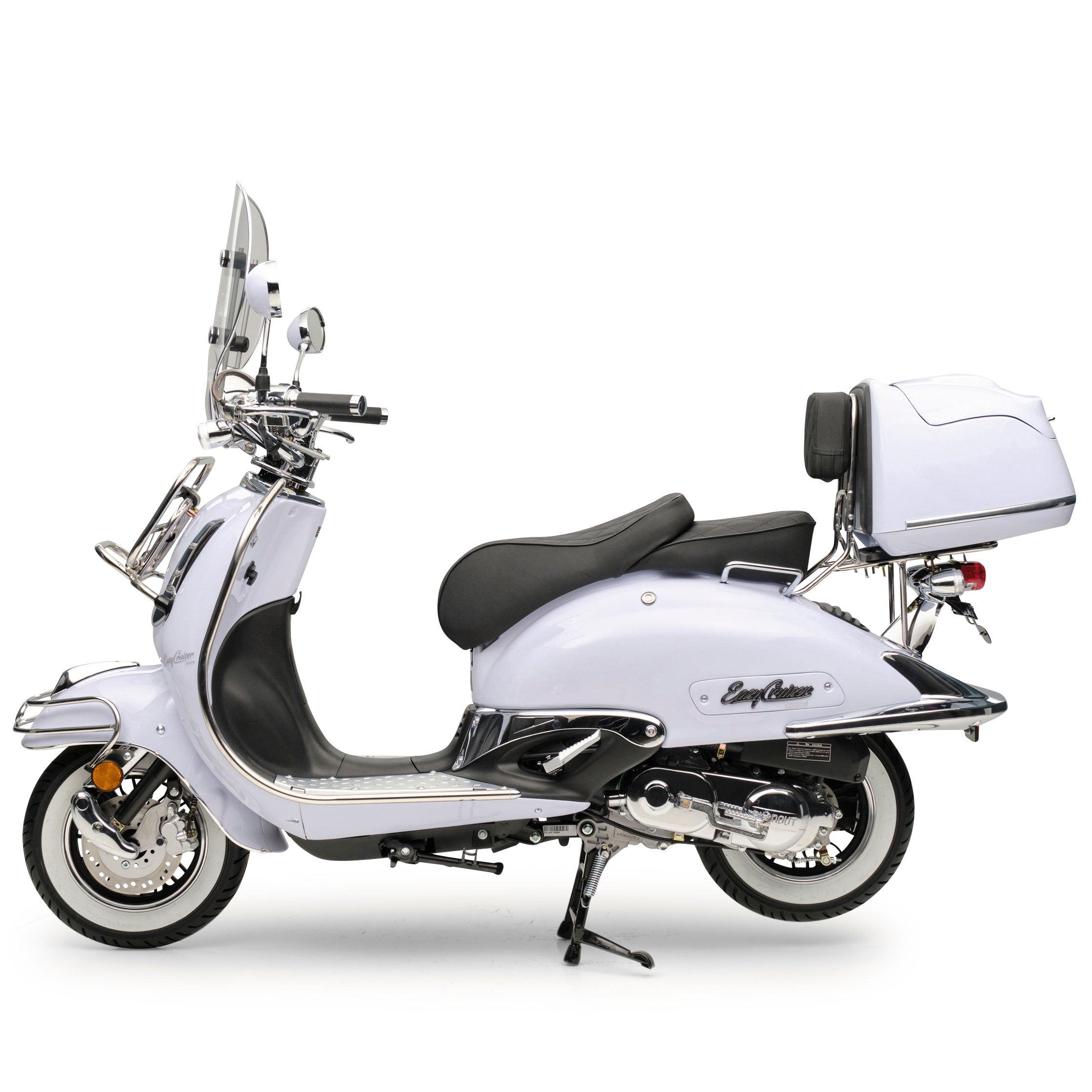 Retro Motorroller EasyCruiser Eisblau 125ccm