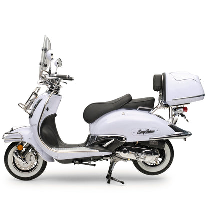 Retro Motorroller EasyCruiser Eisblau 125ccm