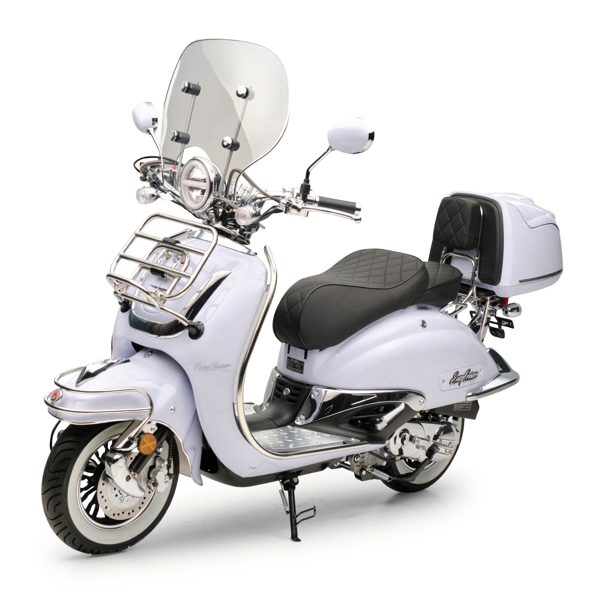 Retro Motorroller EasyCruiser Eisblau 125ccm