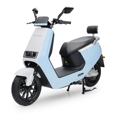 Elektro Motorroller Exodus Blau/Weiß 2000 Watt