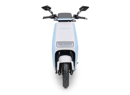 Elektro Motorroller Exodus Blau/Weiß 2000 Watt