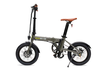 E-Faltbike OhmBike Faltrider 16 Zoll 250W Grün