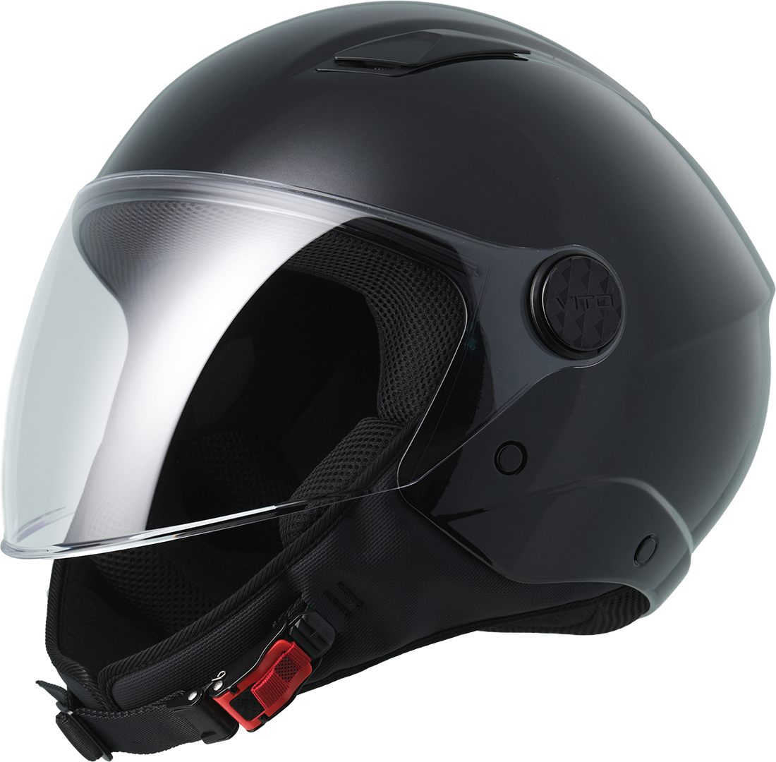 Jethelm Vito Uno Schwarz glanz