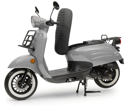 Retro Motorroller Luna Grau 50ccm