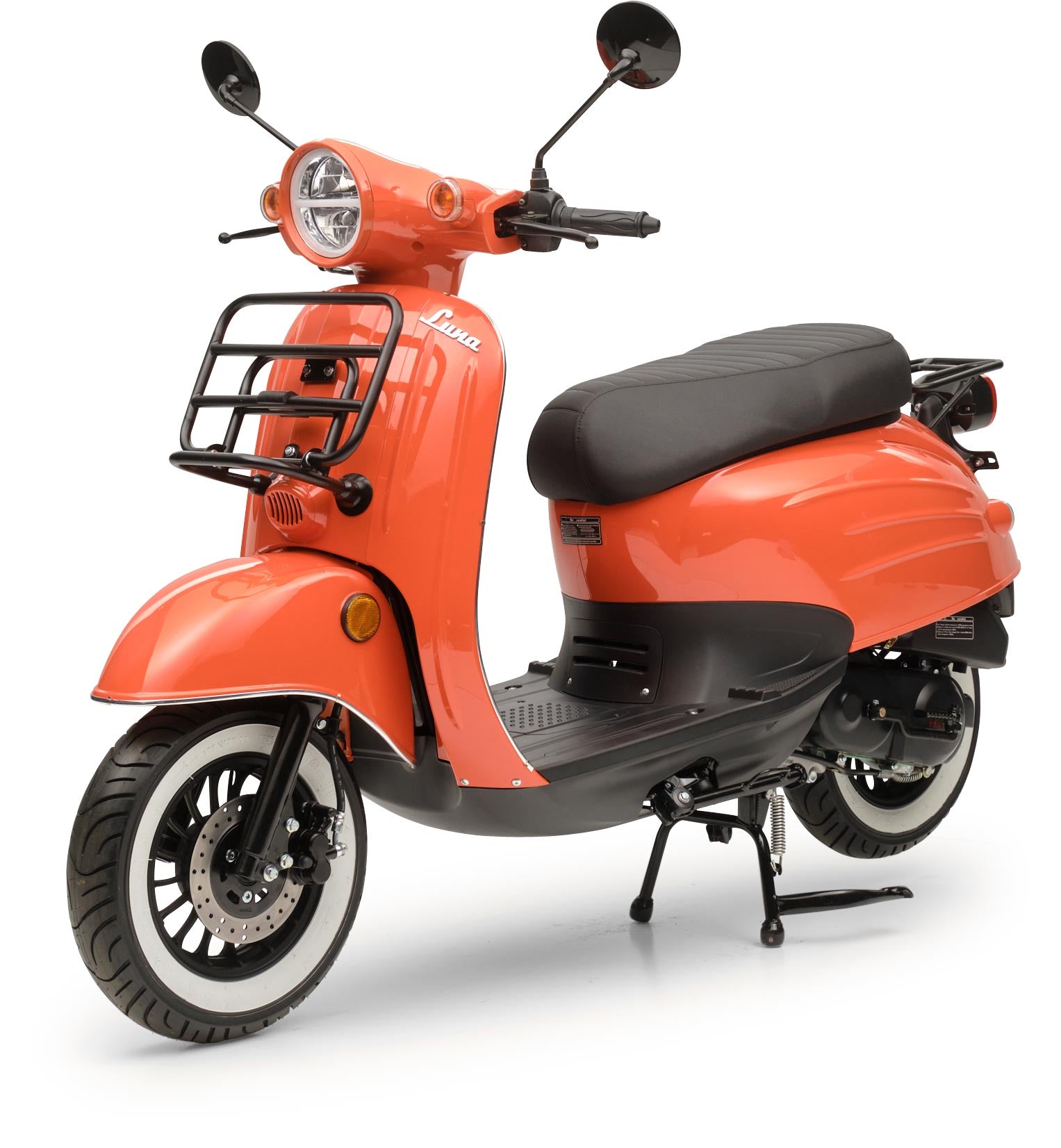 Retro Motorroller Luna Feuerrot 50ccm