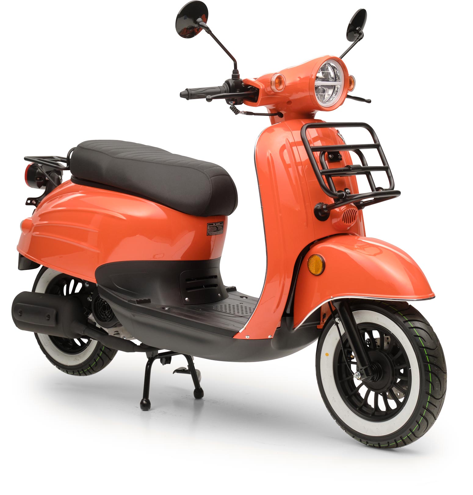 Retro Motorroller Luna Feuerrot 50ccm