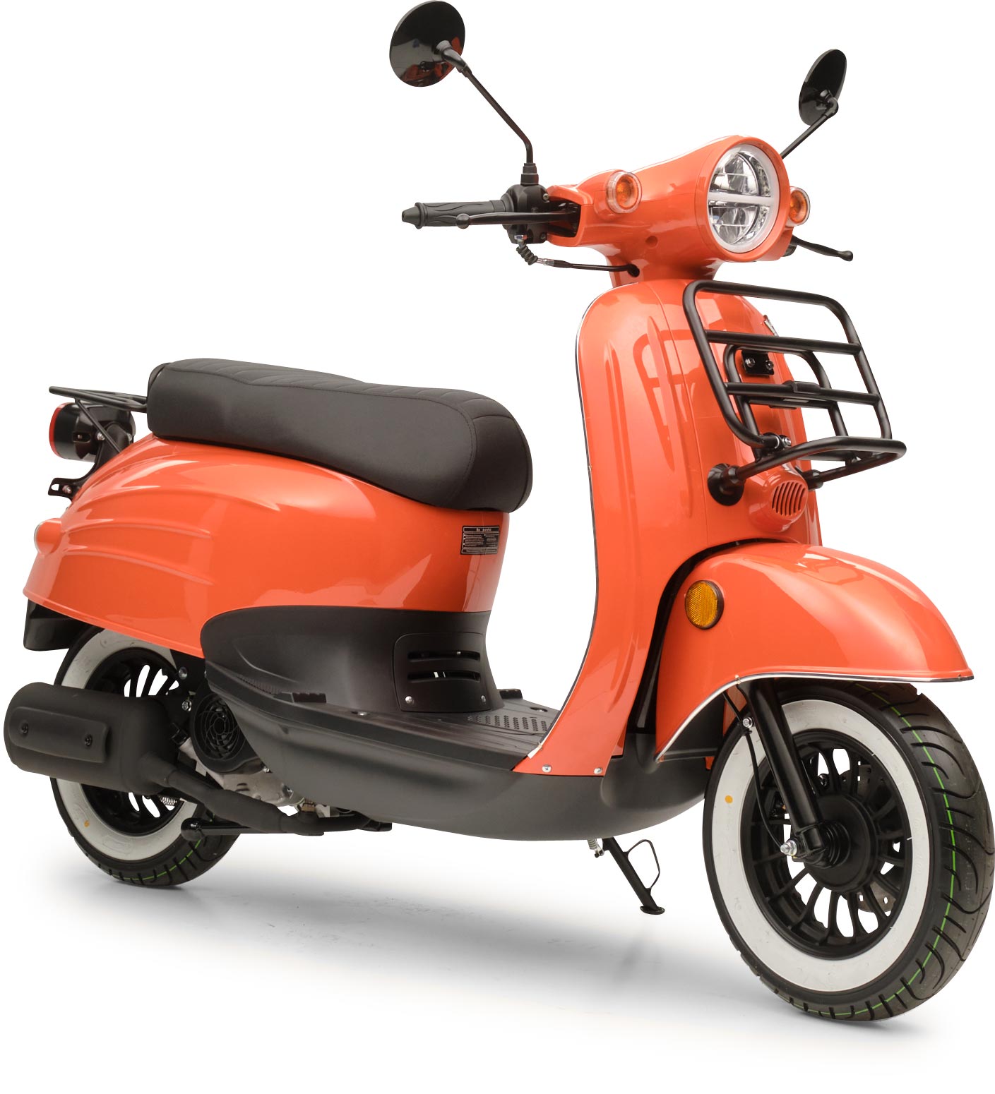 Retro Motorroller Luna Feuerrot 50ccm