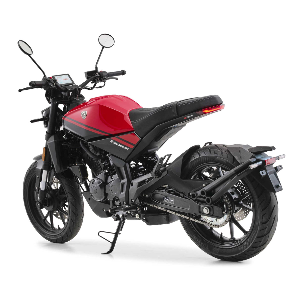 Scrambler 125 ccm Rot