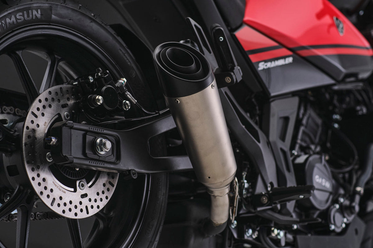 Scrambler 125 ccm Rot