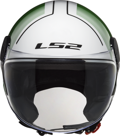 Jethelm LS2 Sphere Lux Firm (Weiß Grün Rot)