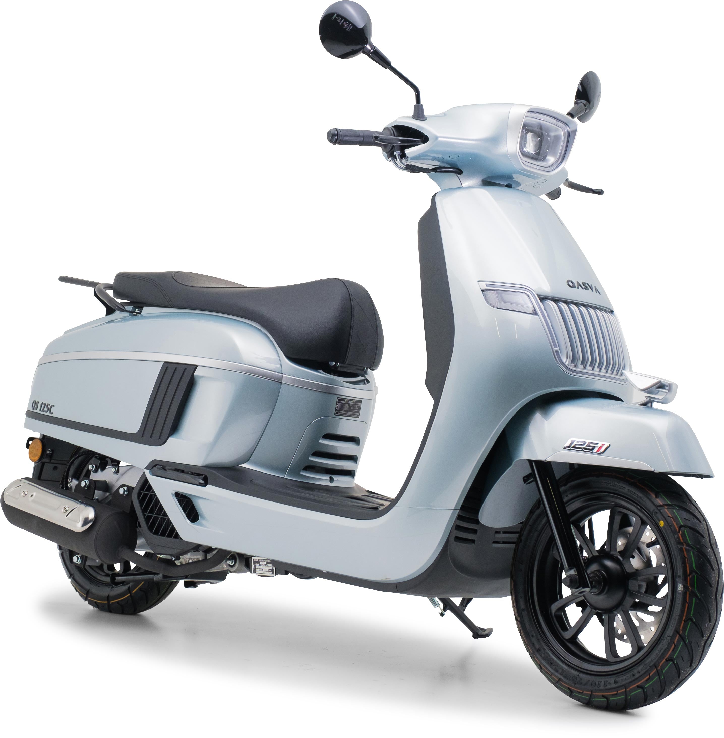 Motorroller QS125 C Silber 125ccm Euro 5