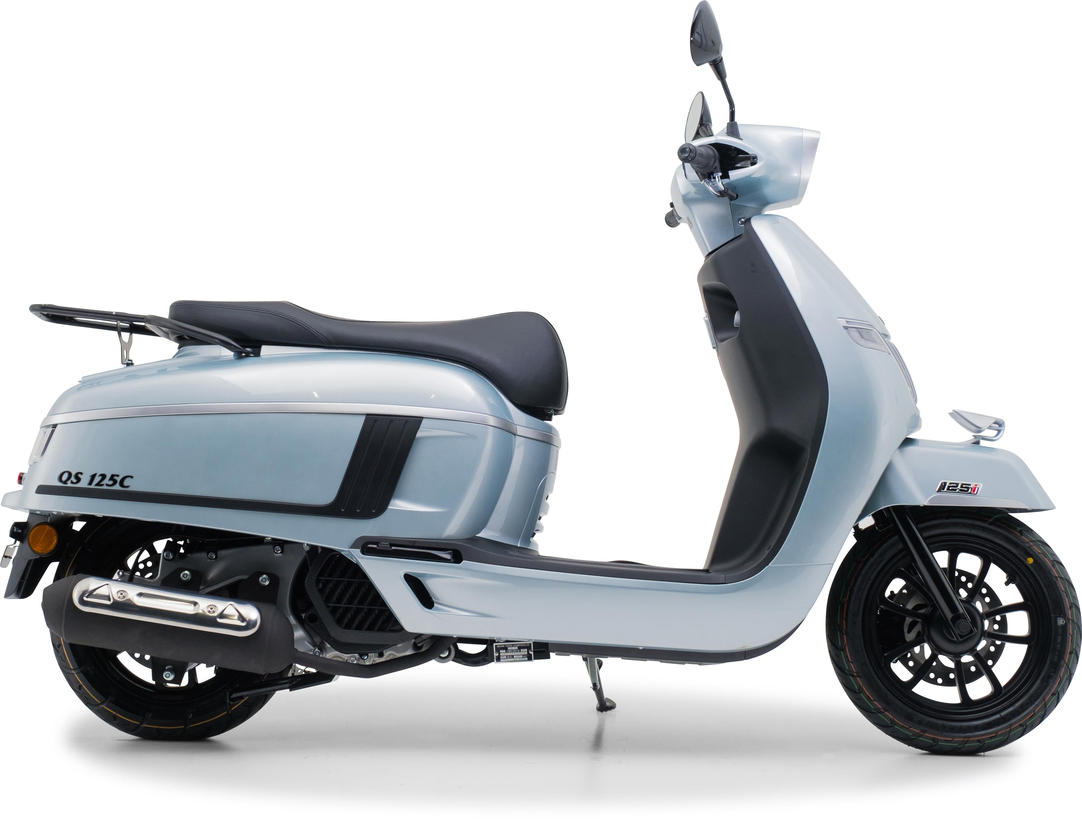 Motorroller QS125 C Silber 125ccm Euro 5